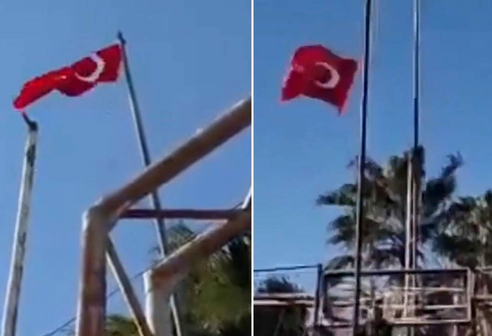 Suriye sınırında Türk bayrağına saldırıya soruşturma: Açık bir provokasyondur