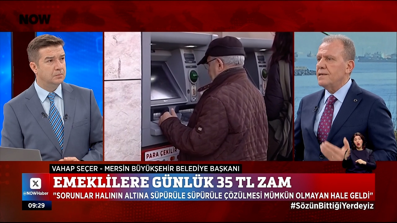 Mersin Büyükşehir Belediye Başkanı Vahap Seçer, NOW TV’de katıldığı canlı yayında iktidarı ve yargı süreçlerini eleştirerek, “İktidarın gücüyle muhalefetin elini kolunu bağlamak demokrasi değildir” dedi.