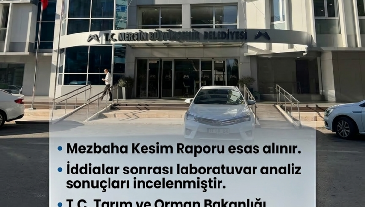 MERSİN BÜYÜKŞEHİR’DEN “AŞHANE” İDDİALARINA YANIT!