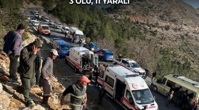 ANAMUR’DA KATLİAM GİBİ KAZA!