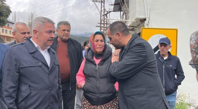 Kıratlı heyelan bölgesinde: “Kimse mağdur edilmeyecek”