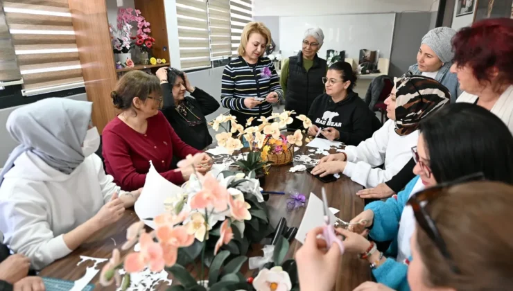 Mersin’de kadınlar bu kursta hem öğreniyor hem kazanıyor