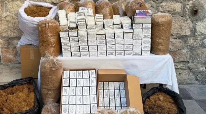 Mersin’de kaçak makaron operasyonu: 1 gözaltı