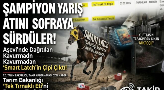 MERSİN’DE SKANDAL: ŞAMPİYON YARIŞ ATI “KAVURMA” OLUP SOFRAYA GİRDİ!