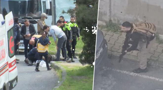 İsrail Konsolosluğu önünde çatışma; Vali Gülden açıklama geldi! Şüphelinin vurulma anı kamerada