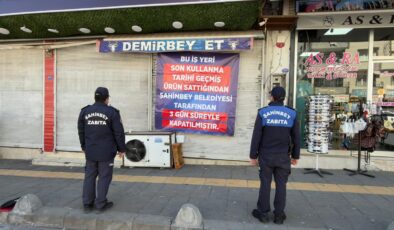 Şahinbey’de Halk Sağlığı Operasyonu: Tarihi Geçmiş Ürün Satan Kasap Kapatıldı!