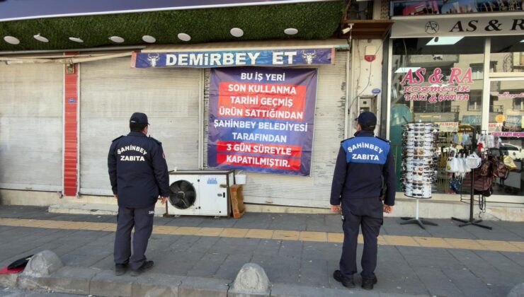 Şahinbey’de Halk Sağlığı Operasyonu: Tarihi Geçmiş Ürün Satan Kasap Kapatıldı!