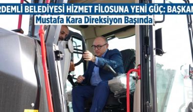 Belediyeden dev takviye! Erdemli’de araç filosu güçleniyor