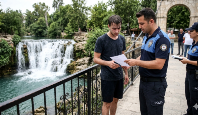 Tarsus Şelalesi’nde Tehlikeli Atlayışa Ceza Yağdı