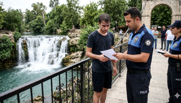 Tarsus Şelalesi’nde Tehlikeli Atlayışa Ceza Yağdı