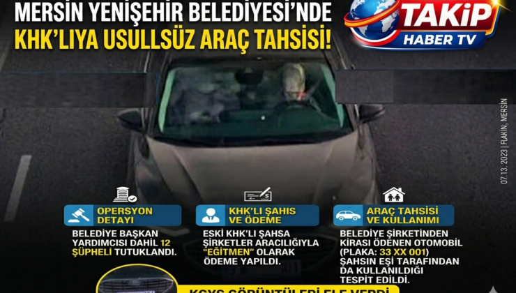 KHK ile ihraç olan şahsa belediye araç vermiş