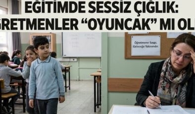 EĞİTİMDE “SESSİZ” KRİZ: ÖĞRETMENLİK MESLEĞİ “OYUNCAK” MI OLDU?