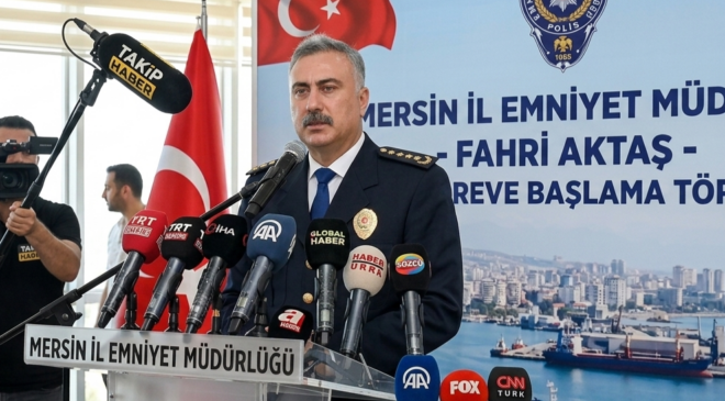 Mersin’de Yeni Dönem: Emniyet Müdürü Fahri Aktaş Görevine Başladı