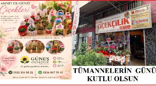 Mersin’de Anneler Günü öncesi en çok tercih edilen çiçekler belli oldu