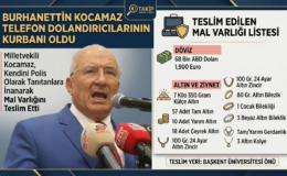 BURHANETTİN KOCAMAZ TELEFON DOLANDIRICILARININ HEDEFİ OLDU
