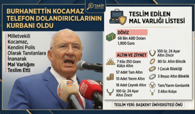 BURHANETTİN KOCAMAZ TELEFON DOLANDIRICILARININ HEDEFİ OLDU