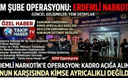 MERSİN EMNİYETİ’NDE BÜYÜK OPERASYON!