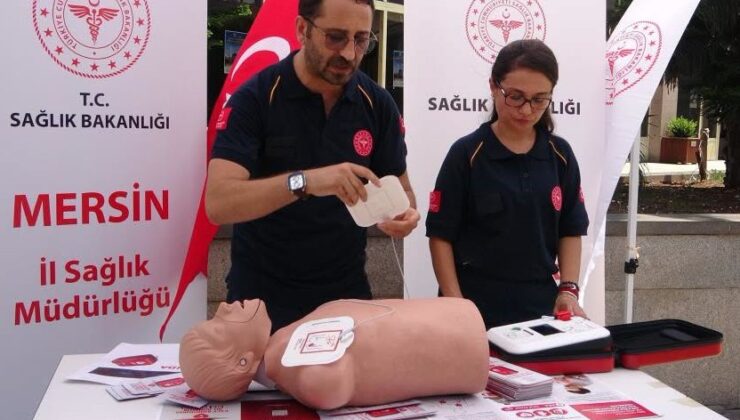 Mersin’in 4 noktasına hayat kurtaran OED cihazı yerleştirildi