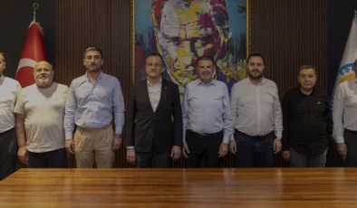 Mezitli Belediye Başkanı Ahmet Serkan Tuncer’e CHP’den Destek Ziyareti