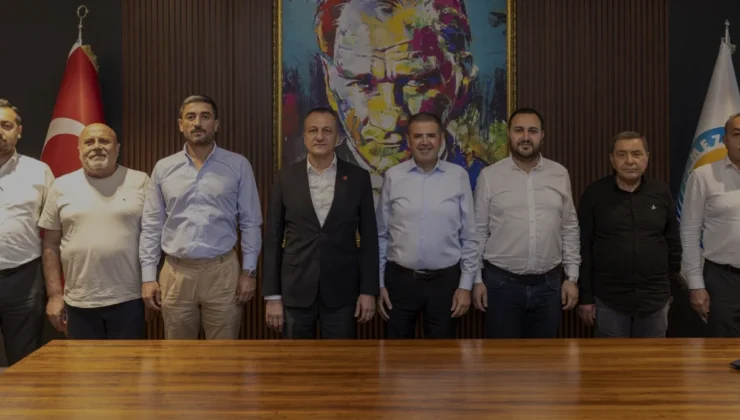 Mezitli Belediye Başkanı Ahmet Serkan Tuncer’e CHP’den Destek Ziyareti