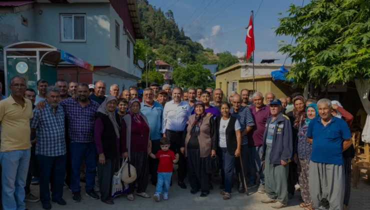 Mezitli Belediye Başkanı Tuncer Kırsal Mahalleleri Ziyaret Etti