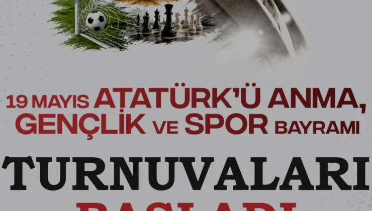 Mezitli Belediyesi 19 Mayıs için spor turnuvaları düzenliyor