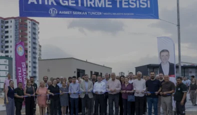 Mezitli Belediyesi Atık Getirme Merkezini Hizmete Açtı