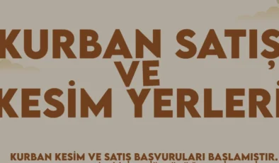 Mezitli Belediyesi Kurban Bayramı İçin Satış ve Kesim Noktalarını Açıkladı