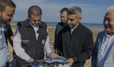 Mezitli Belediyesi Tece Sahilinde Yeni Sosyal Alan İnşa Ediyor