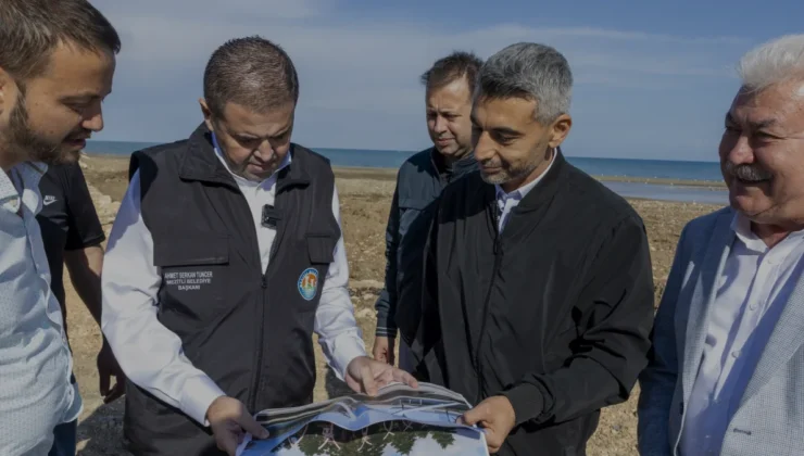 Mezitli Belediyesi Tece Sahilinde Yeni Sosyal Alan İnşa Ediyor