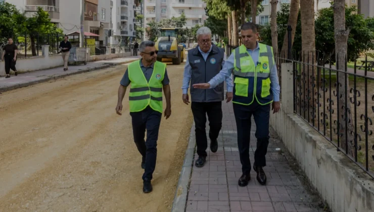 Mezitli Belediyesinden Altyapı Odaklı Yol Yenileme Hamlesi