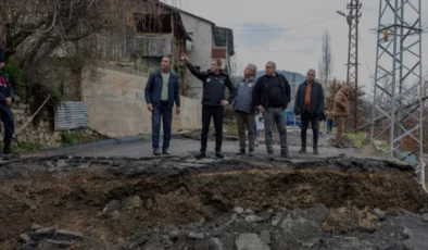 Mezitli Fındıkpınarı Mahallesinde Heyelan Felaketi