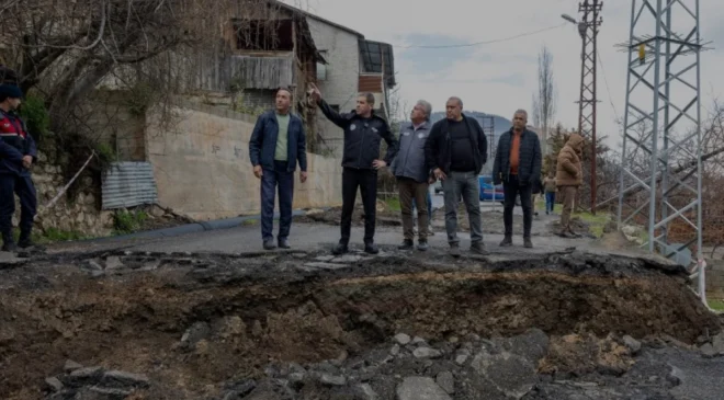 Mezitli Fındıkpınarı Mahallesinde Heyelan Felaketi