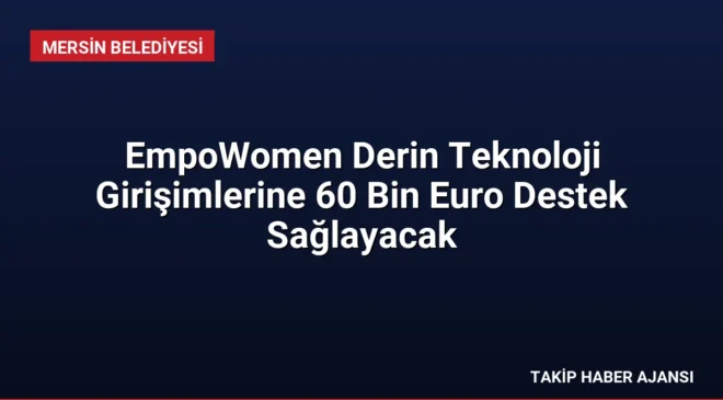EmpoWomen Derin Teknoloji Girişimlerine 60 Bin Euro Destek Sağlayacak