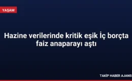 Hazine verilerinde kritik eşik İç borçta faiz anaparayı aştı