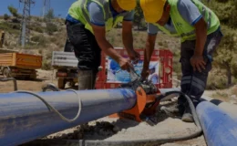 Mersin Anamurda İçme Suyu Hattında Altyapı Yenileme Çalışması