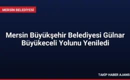 Mersin Büyükşehir Belediyesi Gülnar Büyükeceli Yolunu Yeniledi