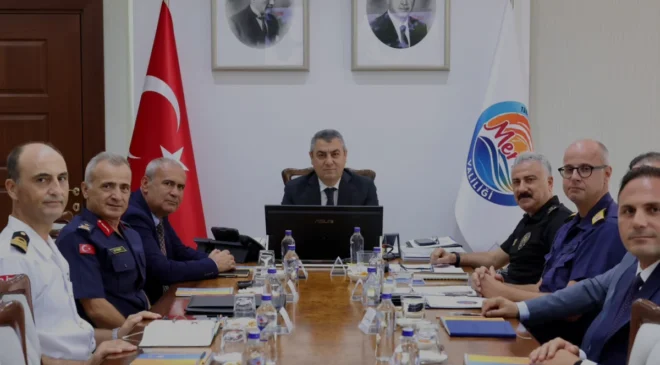 Mersin Güvenlik ve Asayiş Toplantısı Valilikte Yapıldı