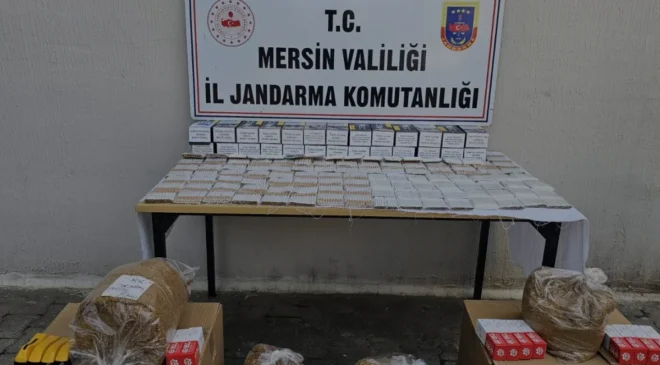 Mersin Jandarmasından İki İlçede Kaçak Sigara Operasyonu