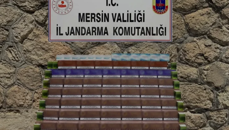 Mersin Jandarmasından Kaçak Tütün Ürünü Operasyonu