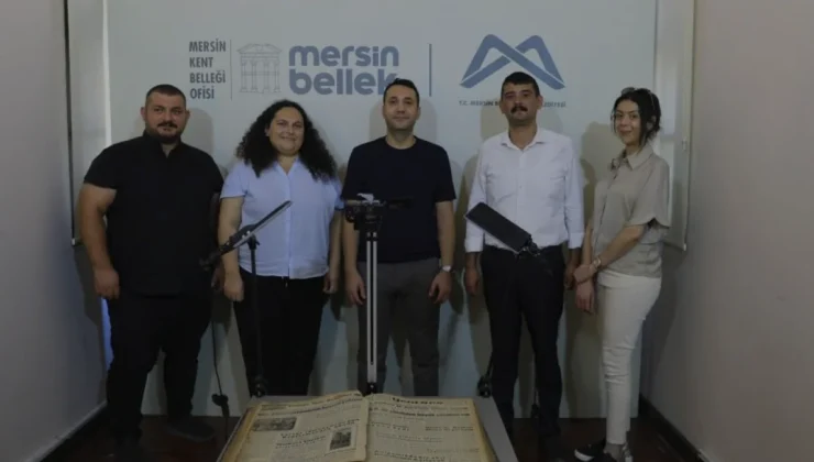 Mersin Kent Belleği Ofisi yerel basın arşivlerini dijitalleştiriyor