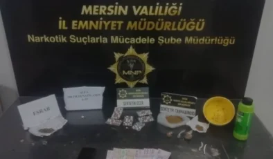 Mersin merkezli narkotik operasyonunda 4 kişi tutuklandı