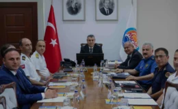 Mersin Valisi Atilla Toros Güvenlik ve Asayiş Toplantısına Başkanlık Etti
