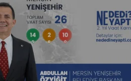 Mersin Yenişehir Belediyesi Vaat Karnesinde Zirveye Yerleşti