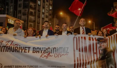 Mezitli 29 Ekim Cumhuriyet Bayramını Büyük Bir Coşkuyla Kutladı