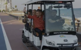 Mezitli Belediye Başkanı Ahmet Serkan Tuncer Sahilleri Denetledi