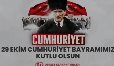 Mezitli Belediye Başkanı Ahmet Serkan Tuncerden Cumhuriyet Mesajı