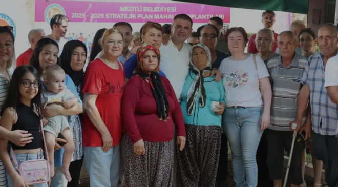 Mezitli Belediye Başkanı Tuncer Mahalle Çalıştaylarını Sürdürüyor
