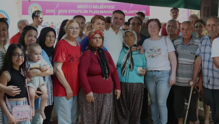 Mezitli Belediye Başkanı Tuncer Mahalle Çalıştaylarını Sürdürüyor