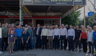 Mezitli Belediye Başkanı Tuncer ve Vekil Başarır Saha Turunda